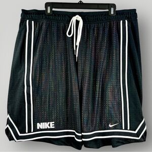 Nike Loose Fit Above the Knees Dri-Fit DNA+ Na05 Basketball Black Shorts XXL!